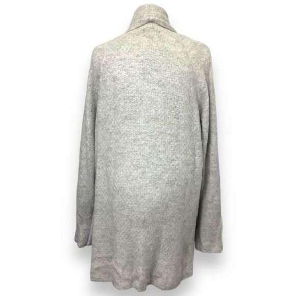Liz Claiborne Career Women’s Longline Wool Blend Cardigan, Gray, size 1X - Picture 3 of 6